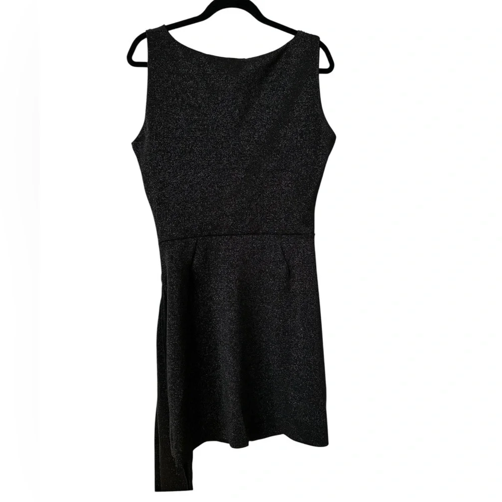CHIARA BONI Rebon Sugar Elegant Black Dress Made in Italy size 16 NWT - Picture 4 of 12